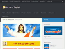 Tablet Screenshot of palghatdiocese.org